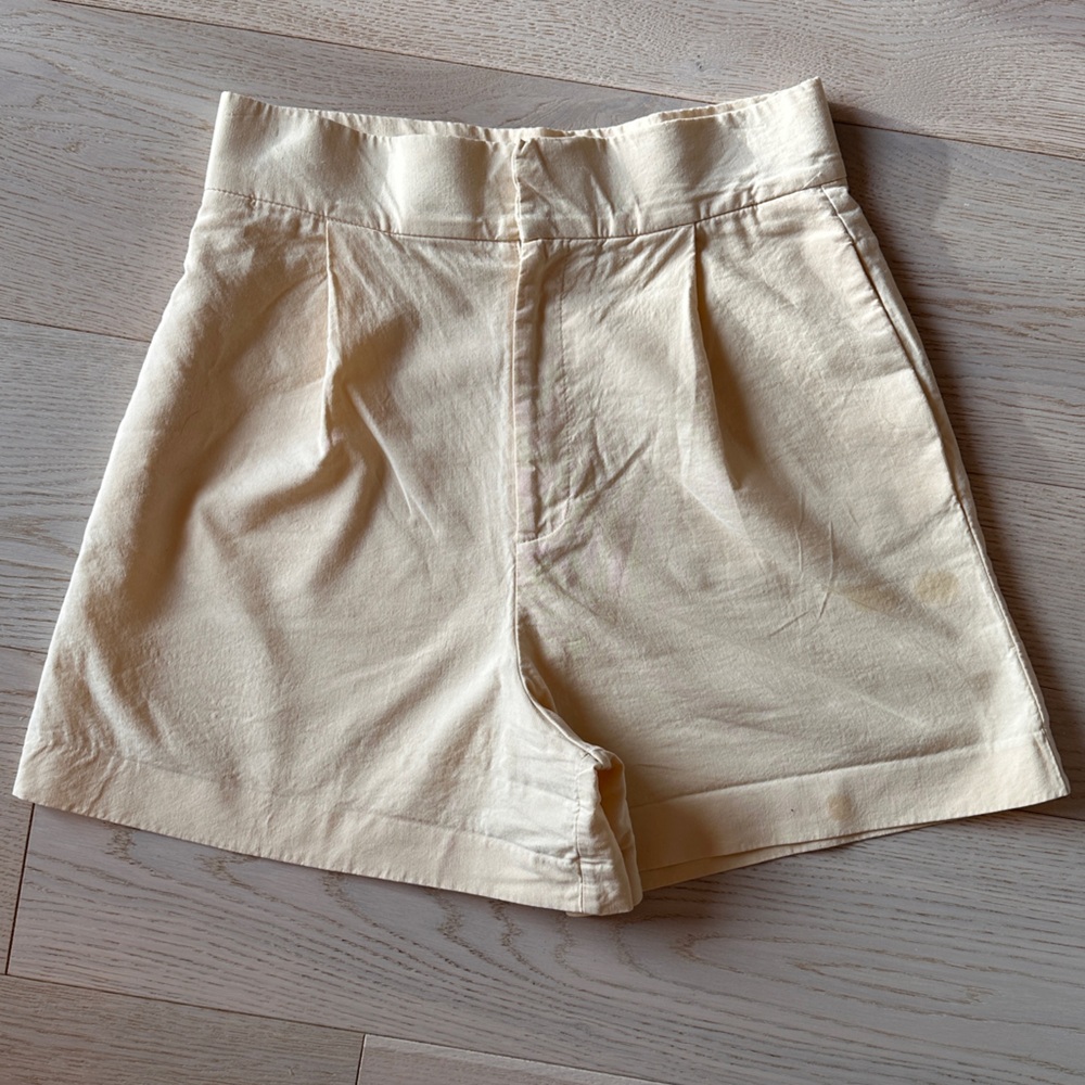 Zara Cream Shorts